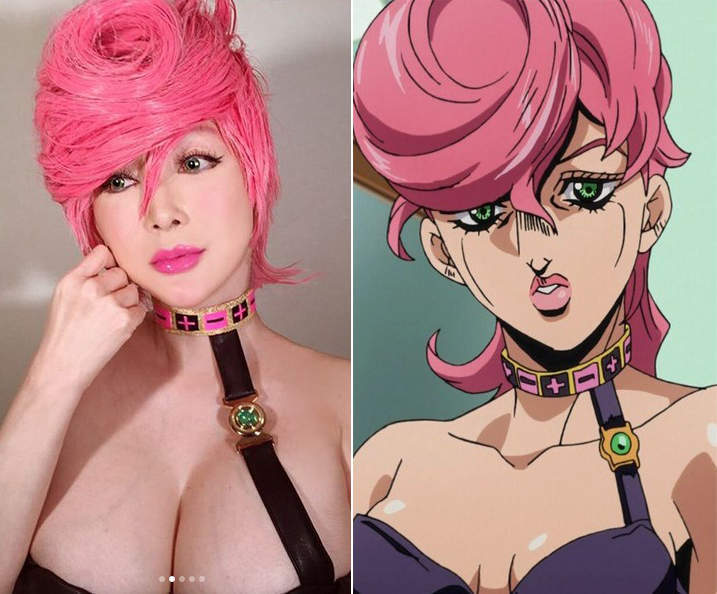 【JOJO叶姊妹】《叶恭子cosplay特里休乌纳》加码暗杀小队梅洛尼造型这一波卯起来COS - 图片2